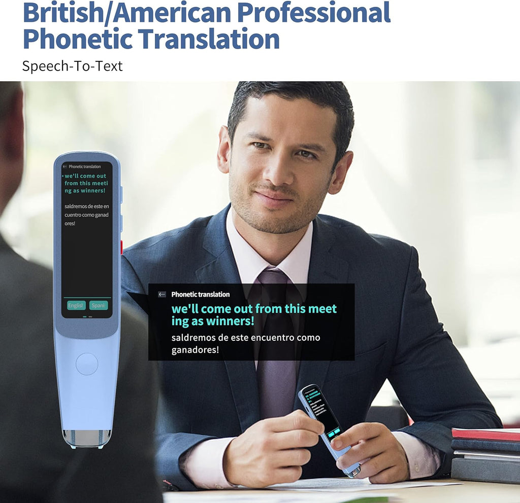 Scanner Pen Language Translator Device OCR Digital Reading Pen U7554