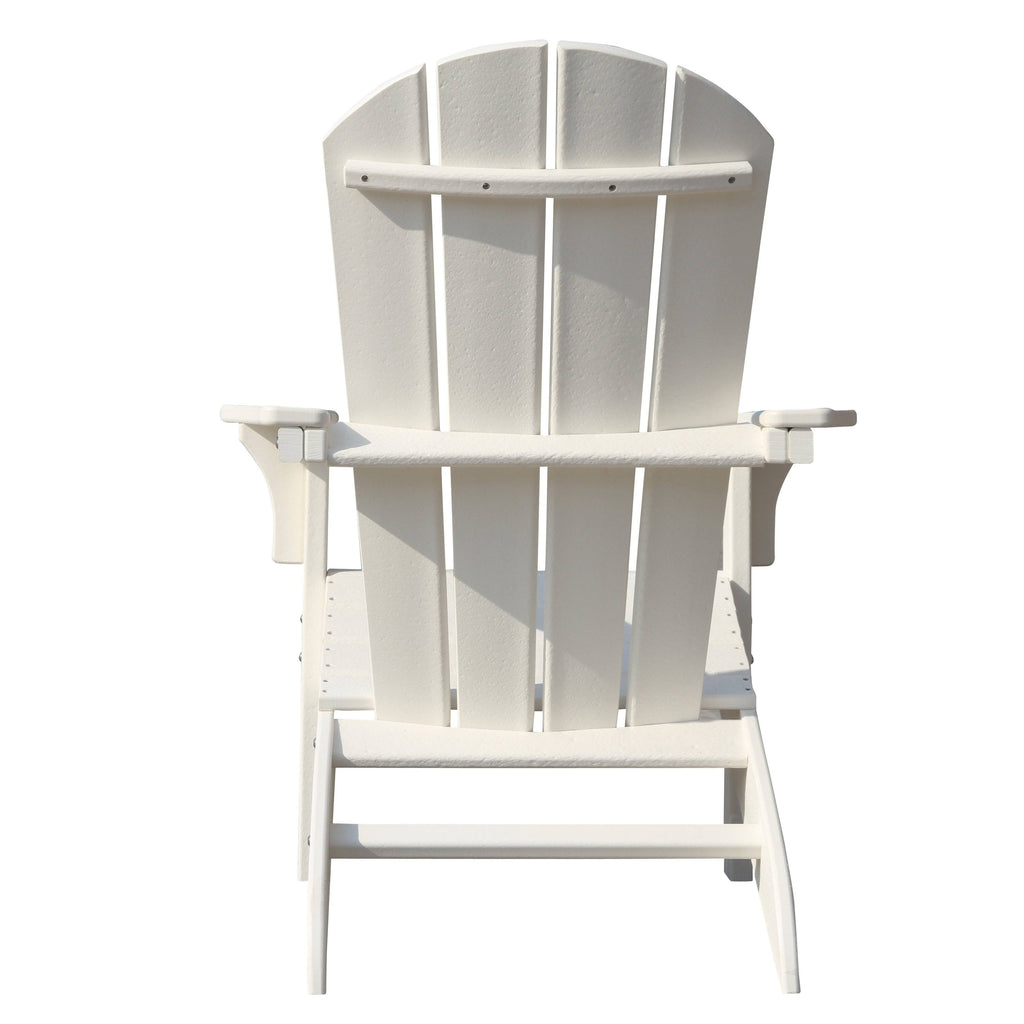 Grey Plastic Outdoor Patio Adirondack Chair C65822