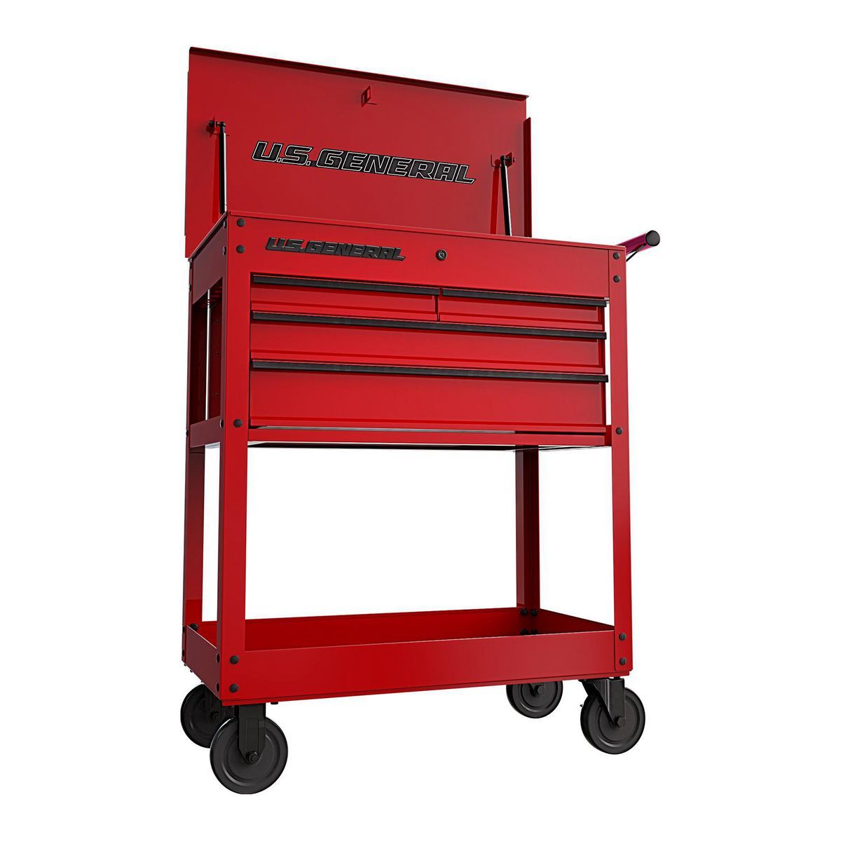 30 in. 4-Drawer Tech Cart D383657