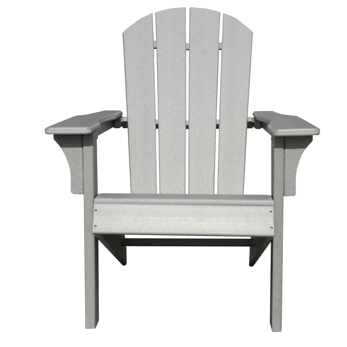 Grey Plastic Outdoor Patio Adirondack Chair C65822