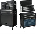 8-Drawer Blue Rolling Tool Chest with Lock L3591
