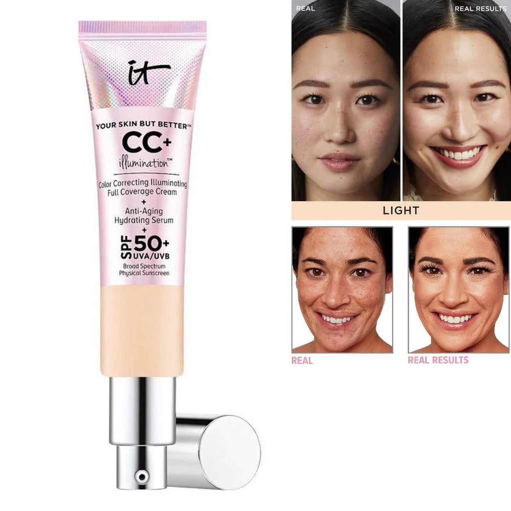 CC+ Cream Illumination Full-Coverage Foundation with SPF 50+ Medium E10307