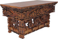 Solid Sheesham Wood Hand Carved Meditation Table H1861