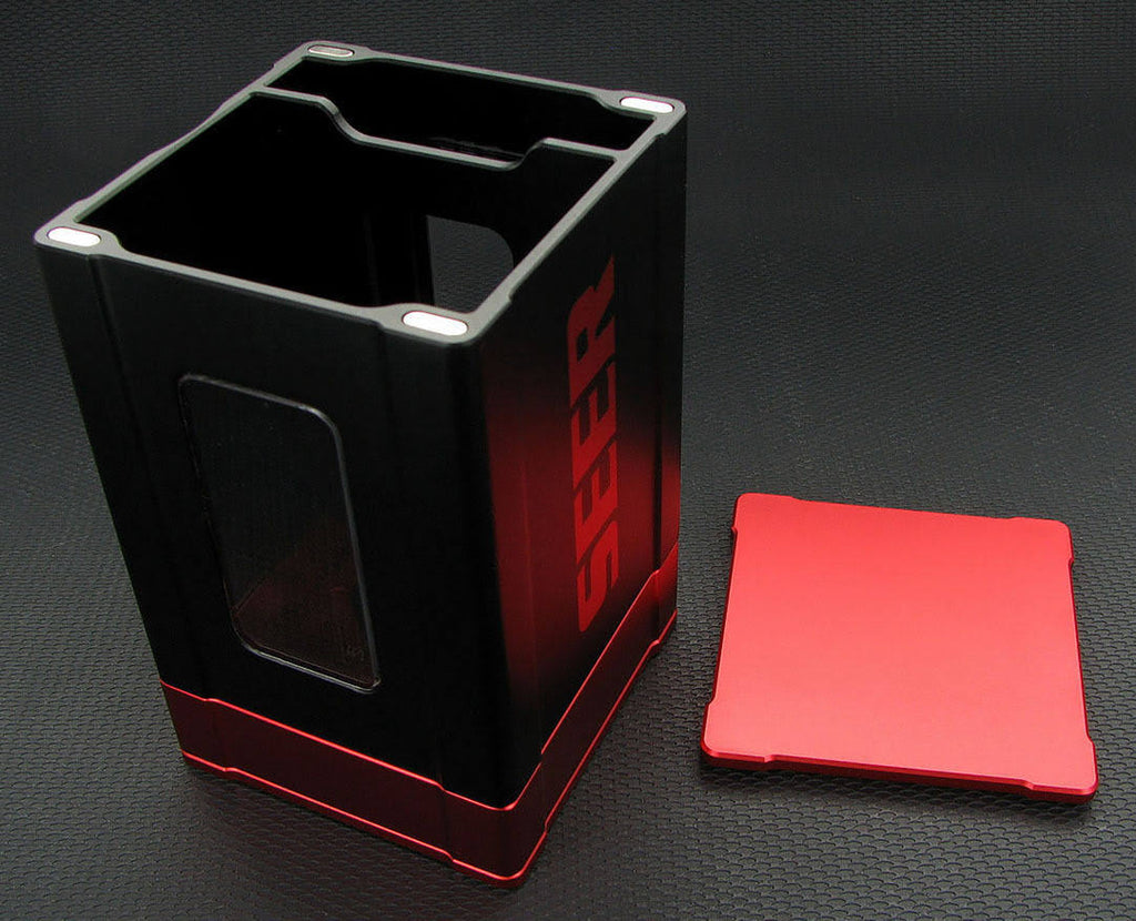 Red Satin Finish Magnetic Close Deck Box G94901