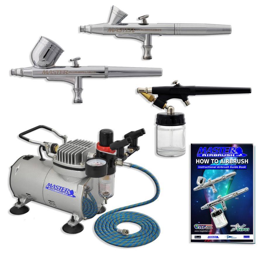 3 Airbrush Professional Airbrushing System Q2403