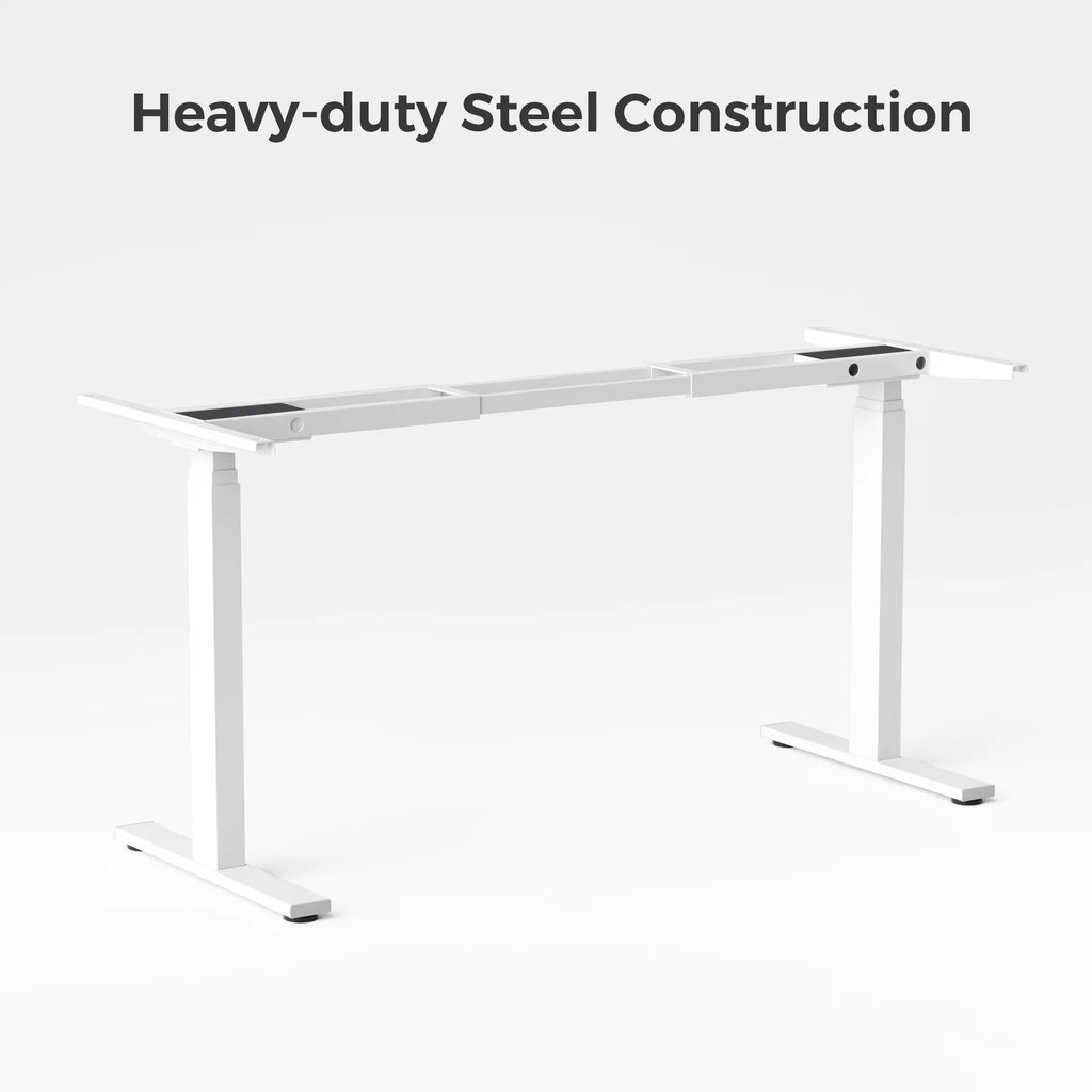 White Electric Height Adjustable Standing Desk N400