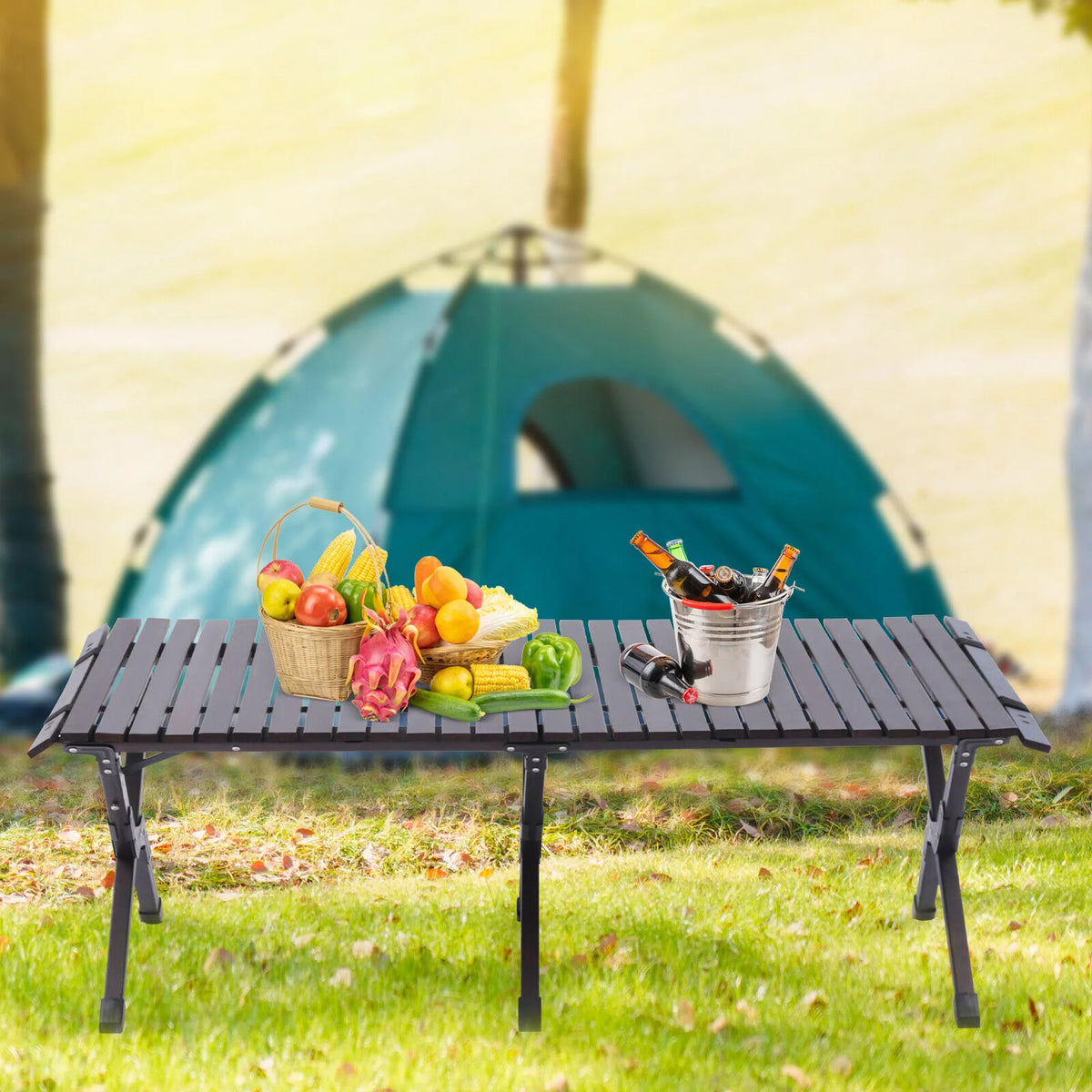 Pine Wood Foldable Picnic Table F502