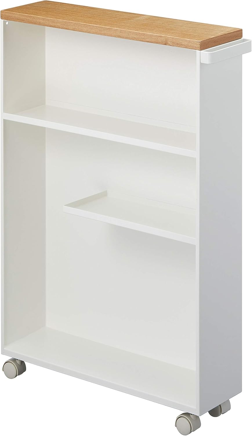 Black Rolling Slim Bathroom Cart F961574