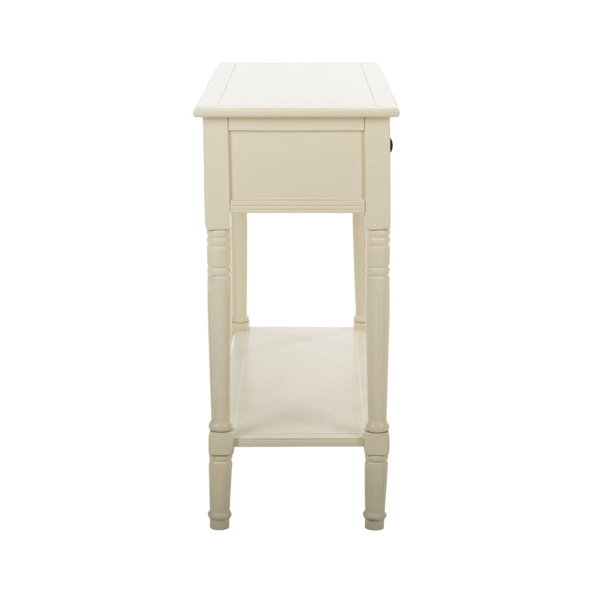 2 Drawer Distressed Cream Console X899071
