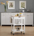 White Kitchen Cart U968859