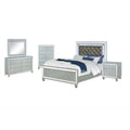 Queen 5-piece Wood Bedroom Set with LED Light Y6369
