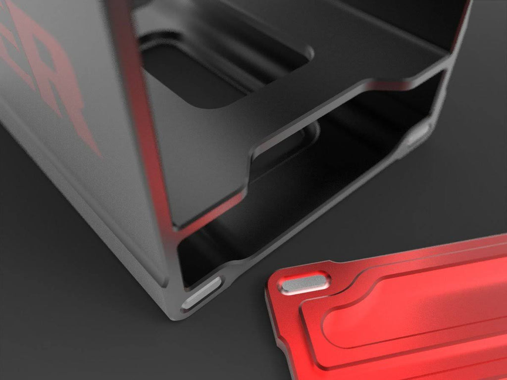 Red Satin Finish Magnetic Close Deck Box G94901