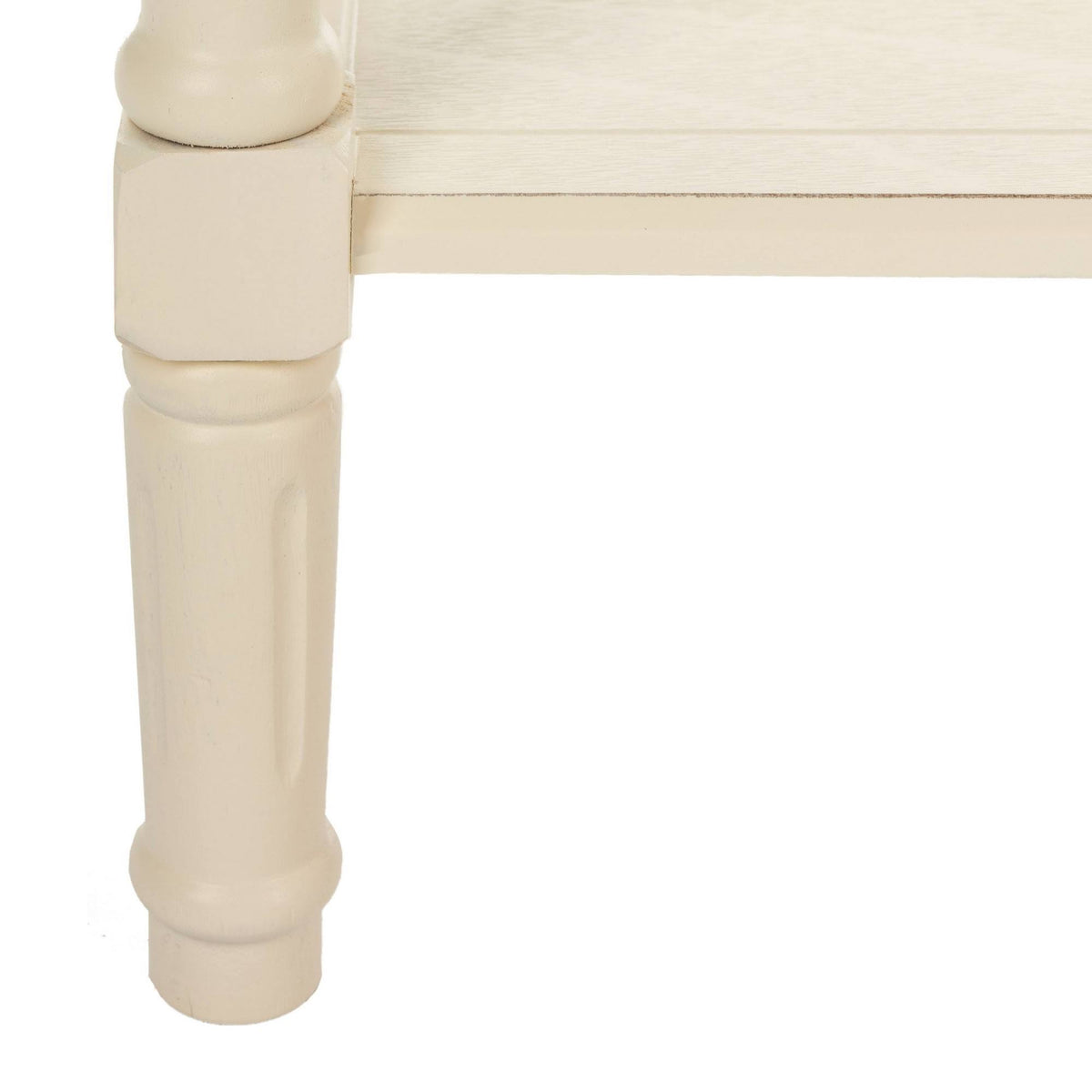 2 Drawer Distressed Cream Console X899071