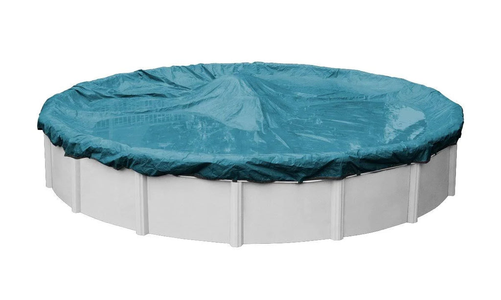 28 ft. Round Teal Blue Winter Pool Cover O60252