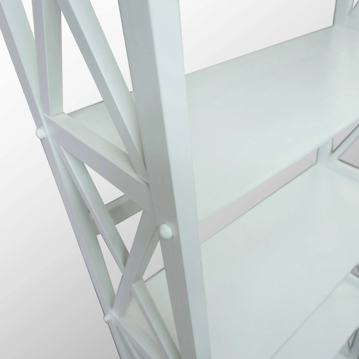 White 5 Shelf Bookcase C599630