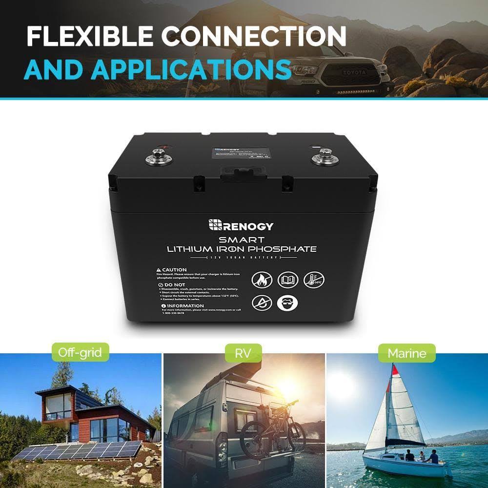 12V 100Ah Smart Lithium Iron Phosphate Battery N711