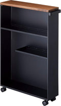 Black Rolling Slim Bathroom Cart F961574