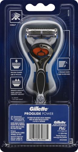 1 Gillette Power Razor Handle + 1 Blade Refill I105