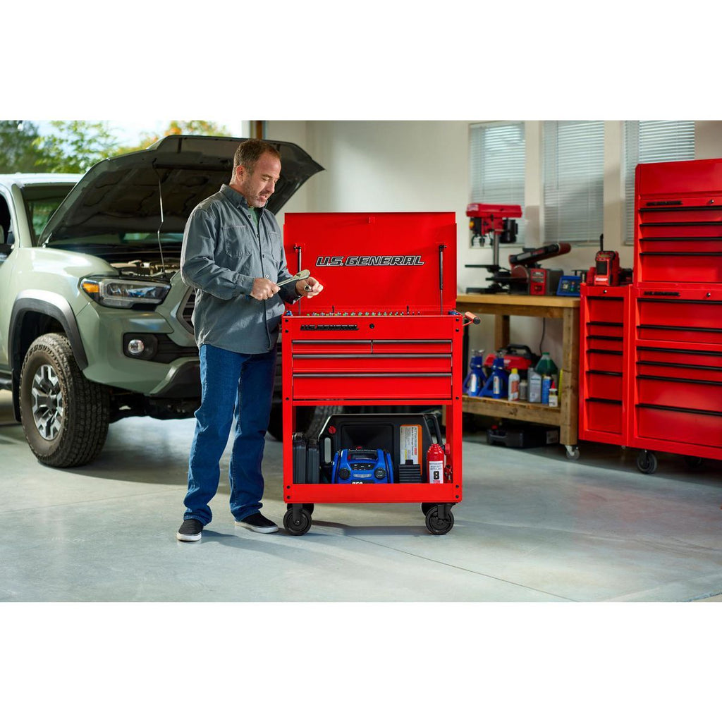 30 in. 4-Drawer Tech Cart D383657