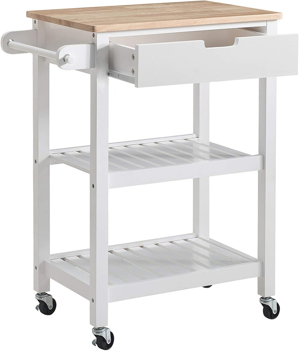 White Kitchen Cart U968859