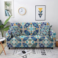 Stretch Slipcover Striped Patterns Sectional Elastic Sofa Cover Q9012