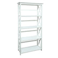 White 5 Shelf Bookcase C599630