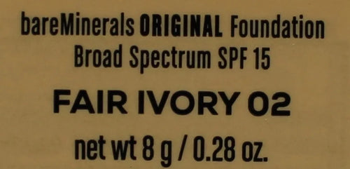 02 Fair Ivory SPF 15 Foundation K1950