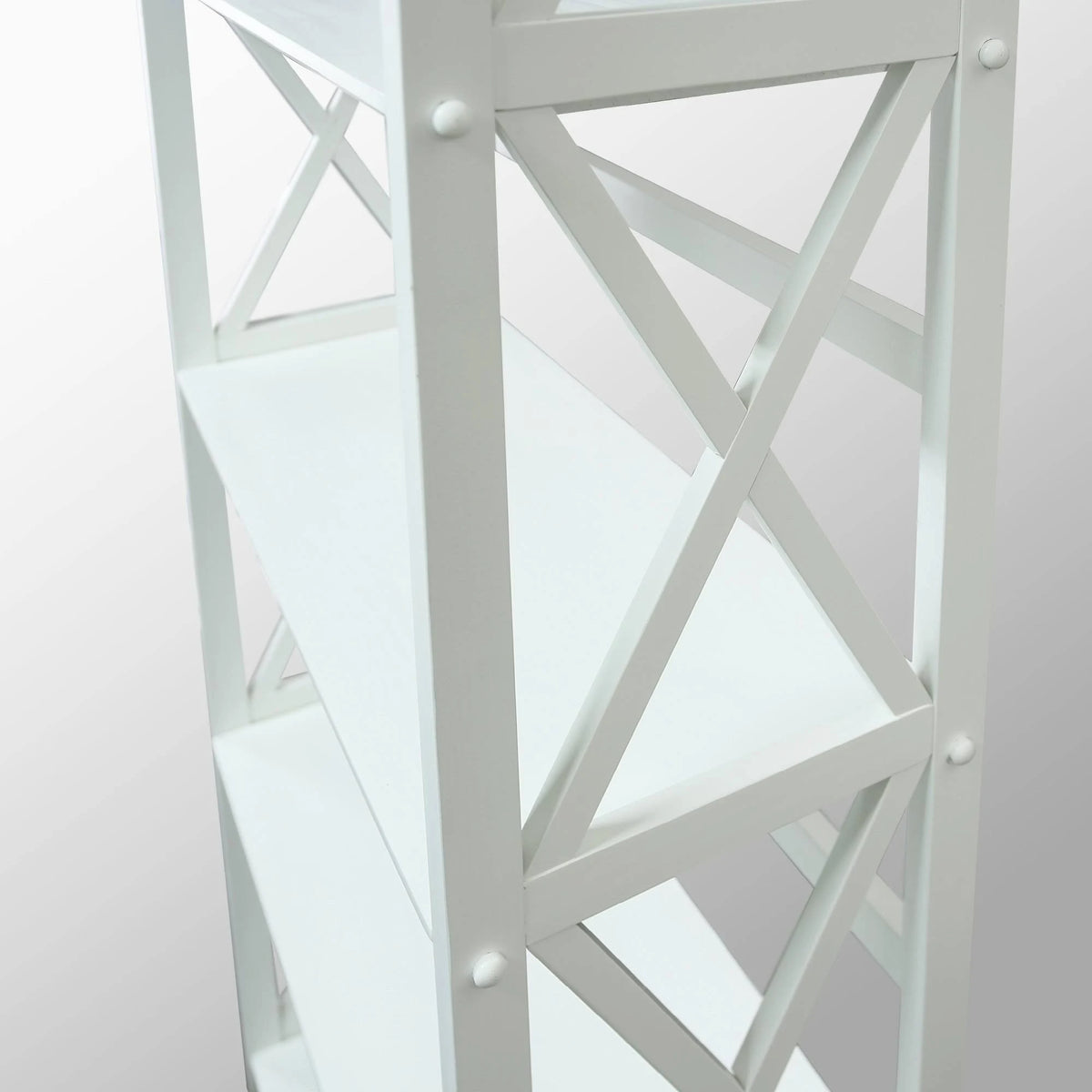 White 5 Shelf Bookcase C599630