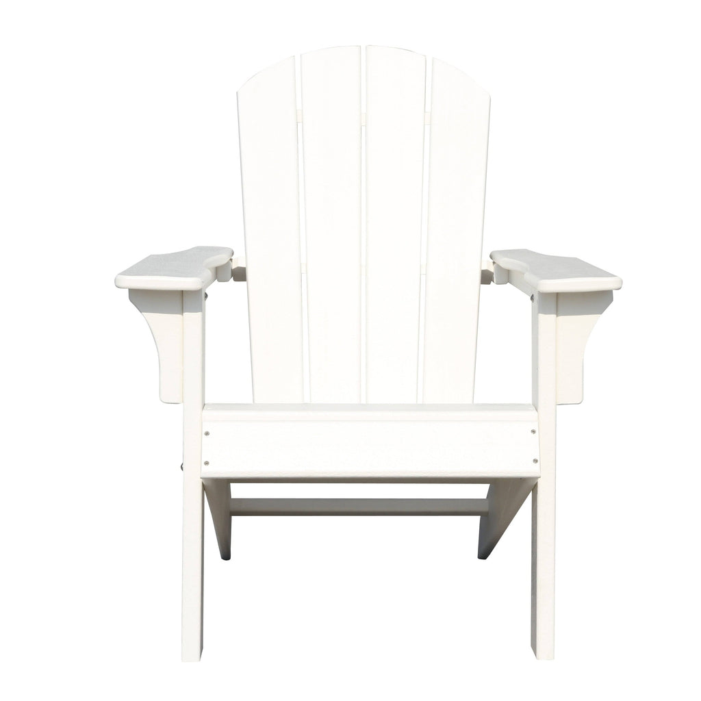 Grey Plastic Outdoor Patio Adirondack Chair C65822