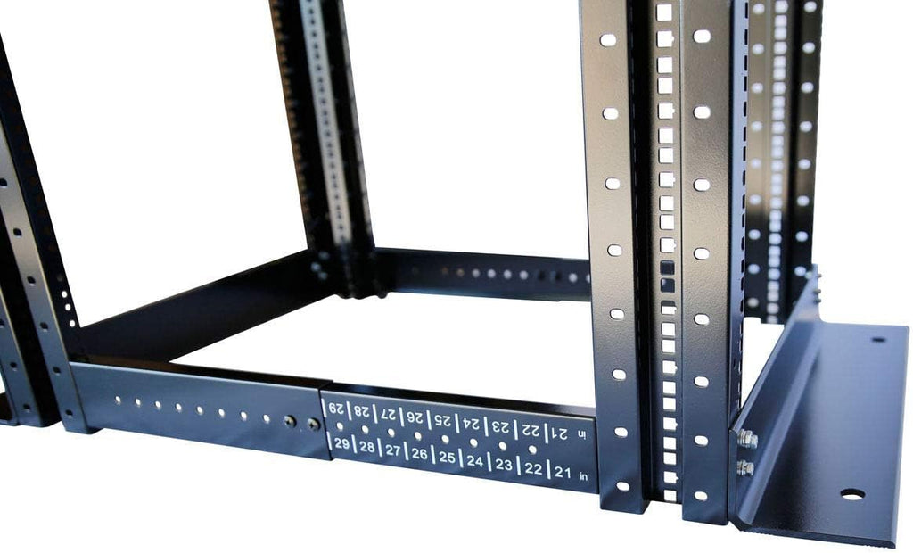 19 Inch Adjustable Depth Cold Rolled Steel Server Rack 15U Y38053
