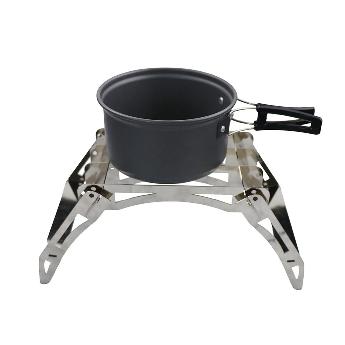 Folding Portable Charcoal Grill Stainless Steel BBQ O681271
