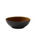 Stoneware Salad Bowl 30cm Black Amber K8191