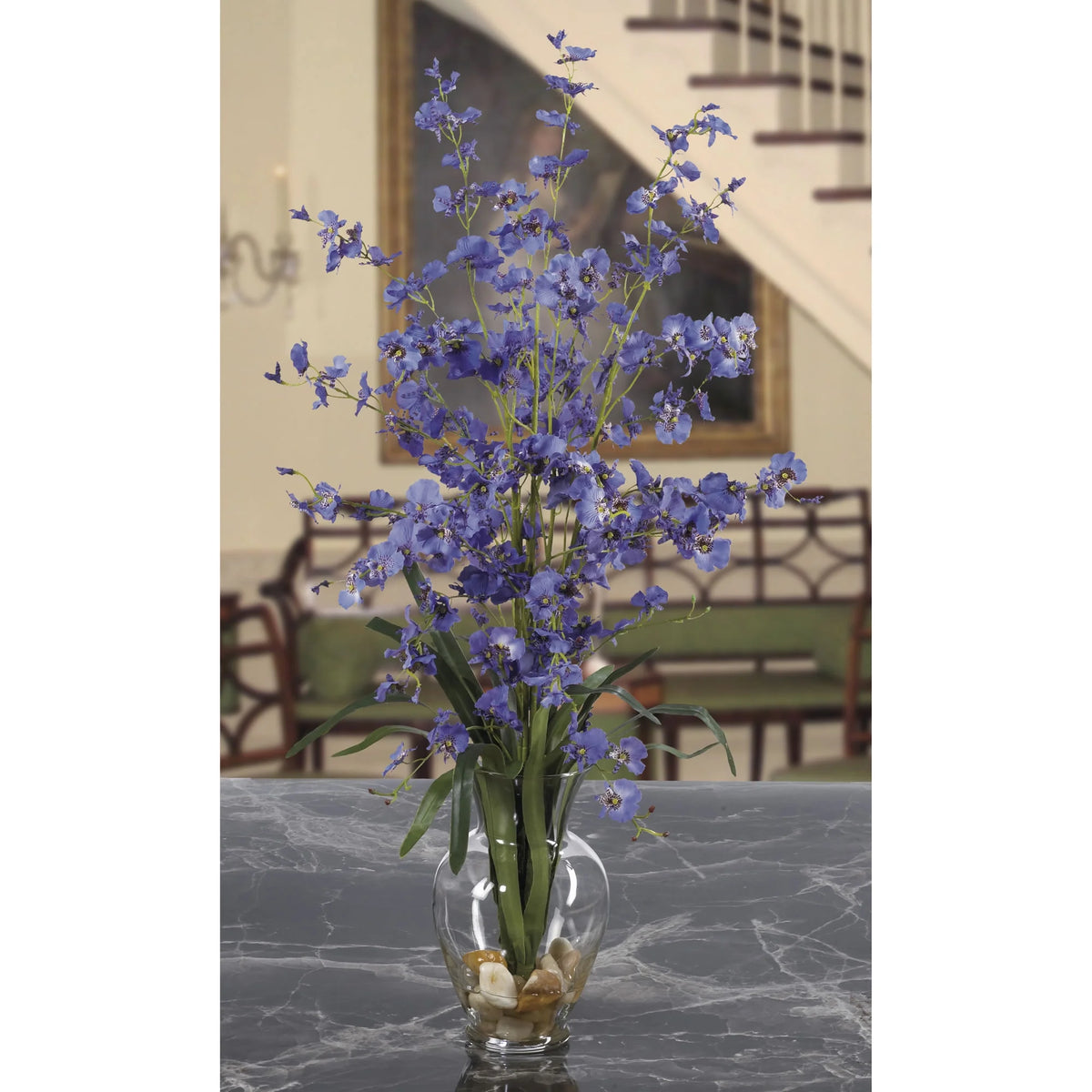 Purple Silk Flower Arrangement K70795
