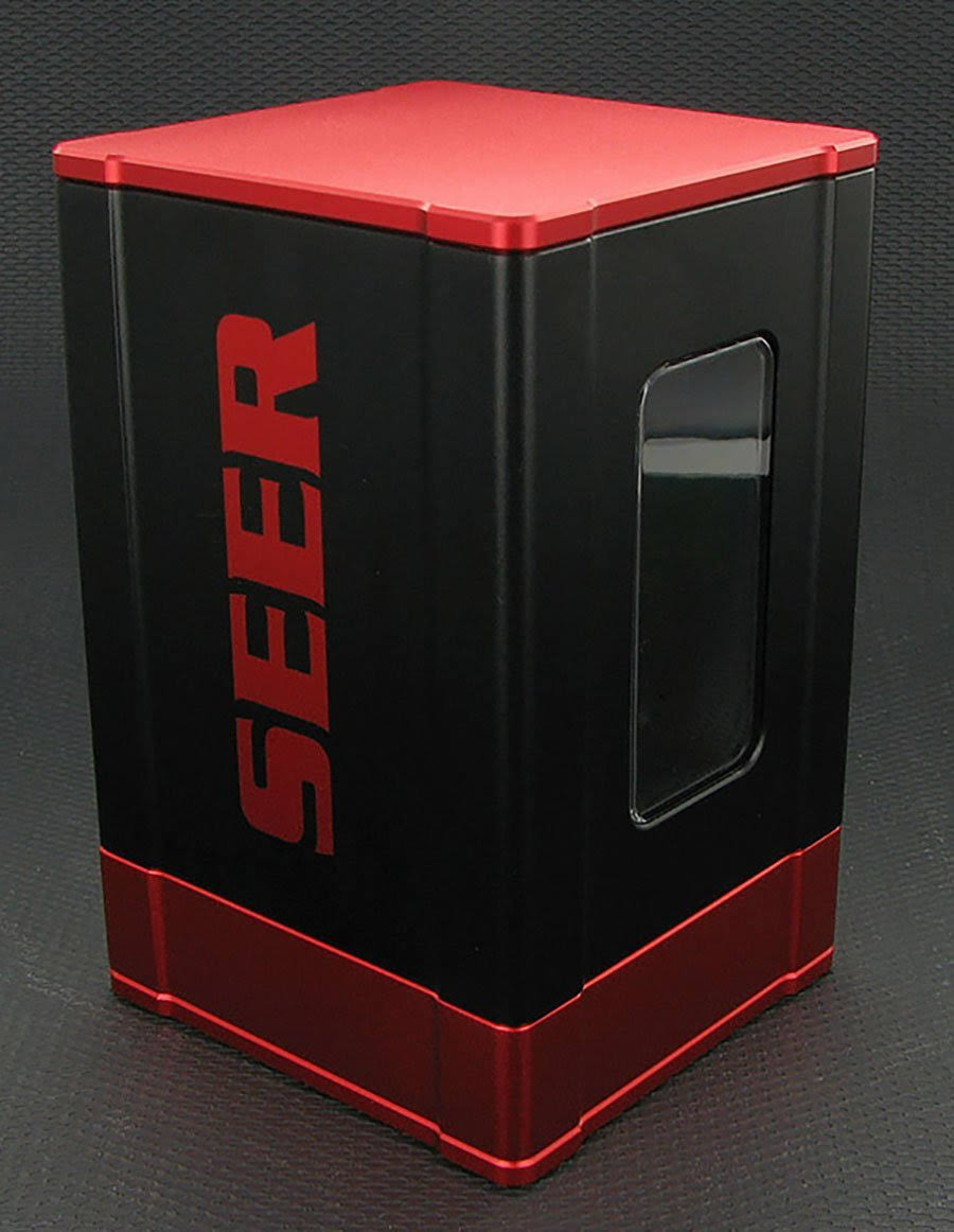 Red Satin Finish Magnetic Close Deck Box G94901
