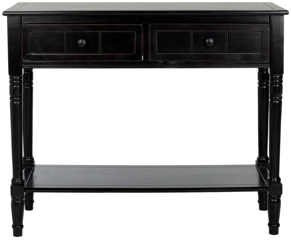2 Drawer Distressed Cream Console X899071