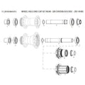 Rear Quick Release Disc Hub End Caps D476153