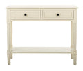 2 Drawer Distressed Cream Console X899071