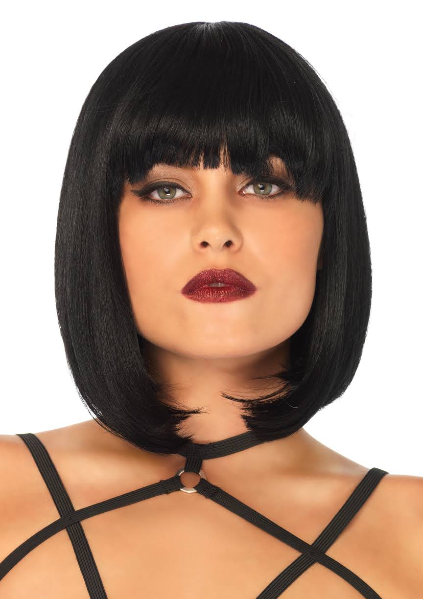 Black Natural Bob Wig J15205