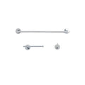 Chrome 3-Piece Bath Hardware Set Z5828