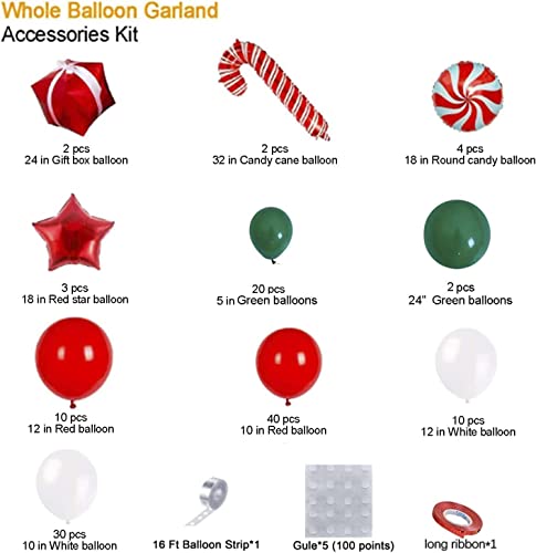 Christmas Balloon Garland Arch Kit Y2773