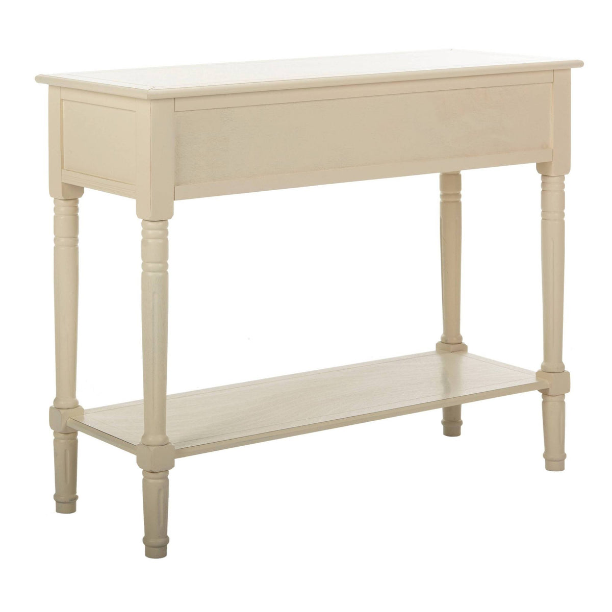 2 Drawer Distressed Cream Console X899071